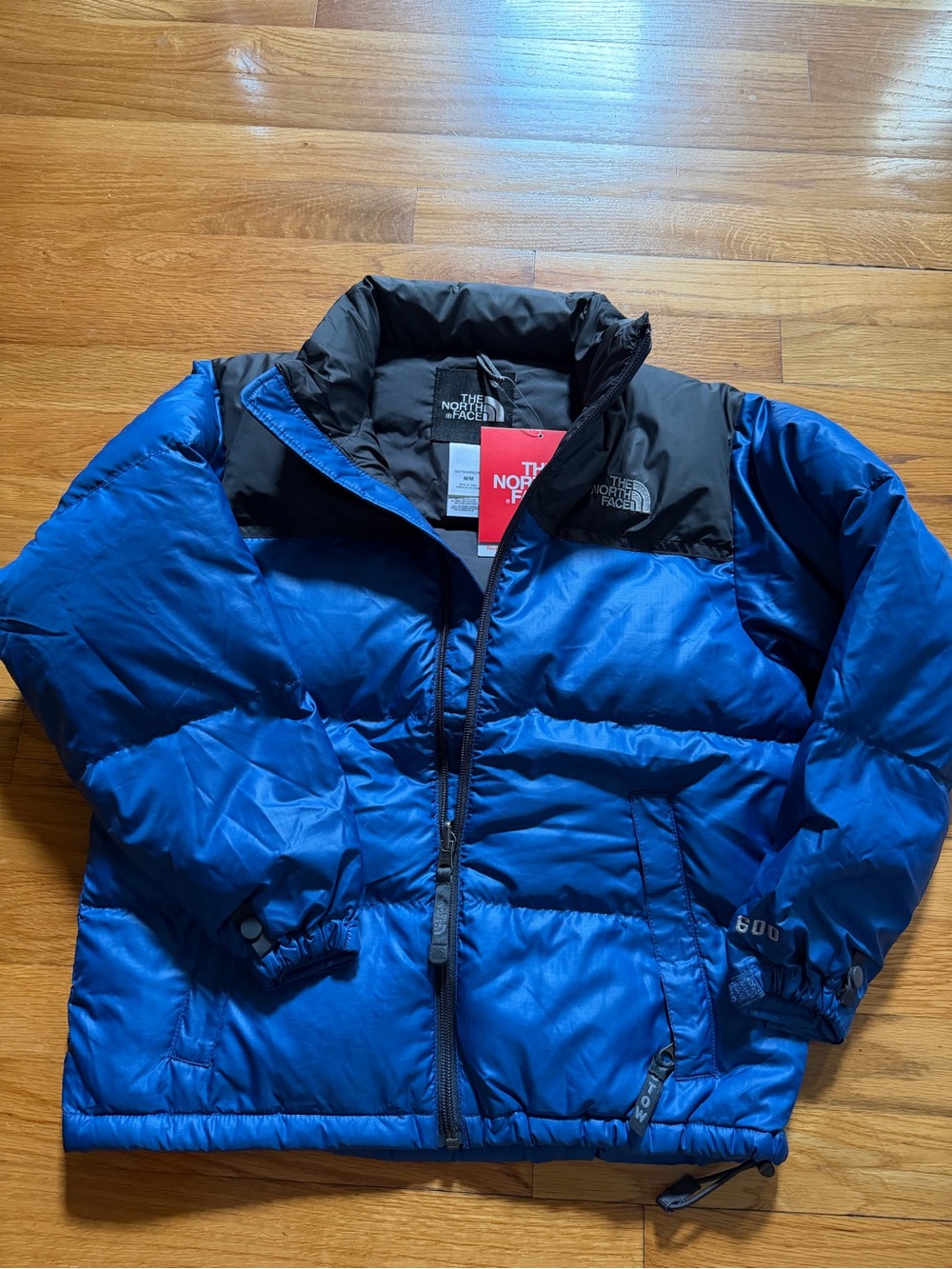 The North Face Boys Blue and Black Insulated Puffer Jacket